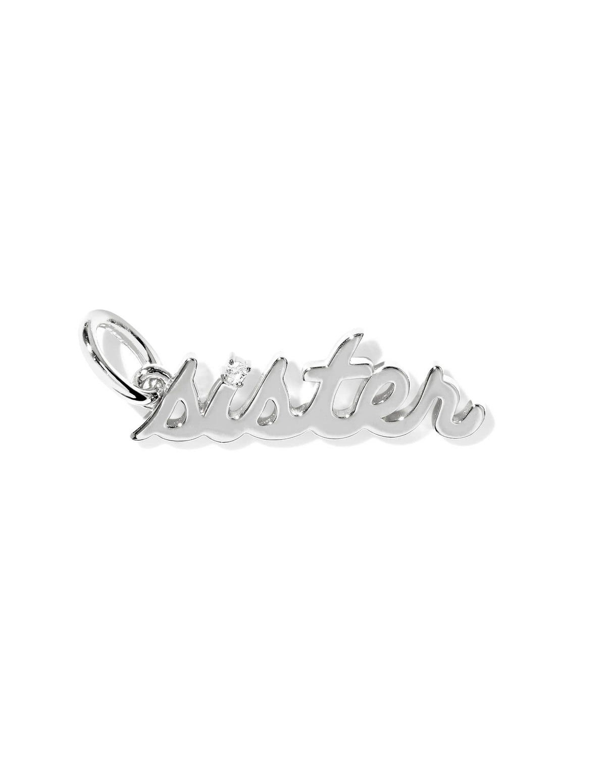 Sister Sterling Silver Charm 