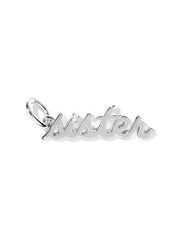 Sister Sterling Silver Charm 