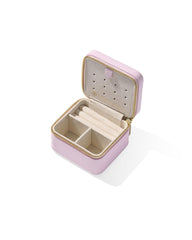 Small Travel Jewelry Case in Pink