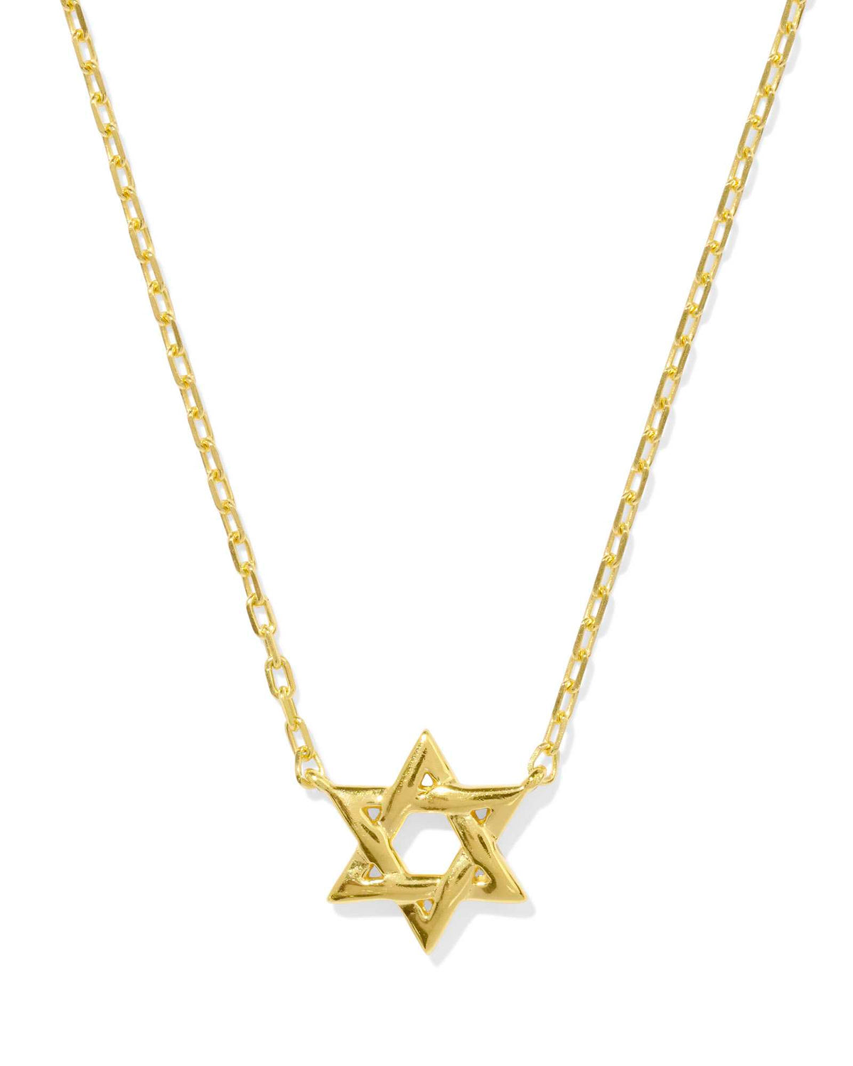 Star of David Pendant Necklace in 18k Gold Vermeil