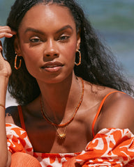 Sylvia Gold Hoop Earrings