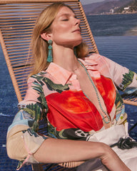 Sylvia Gold Clip-On Statement Earrings