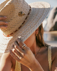 Sylvia Gold Strand Hat Band