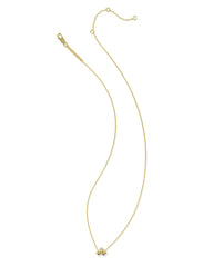 Tiny Taxi 18k Gold Vermeil Pendant Necklace in Black Spinel and White Topaz