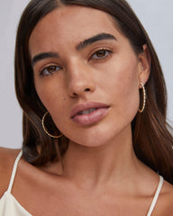 Veronica Hoop Earrings in Gold