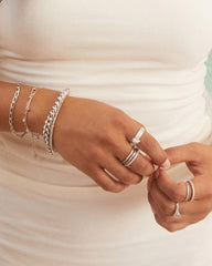 Vincent Chain Bracelet in Silver