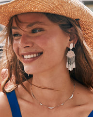 Sophee Huggie Earrings in Oxidized Sterling Silver