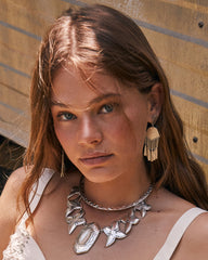 Starla Vintage Silver Collar Necklace