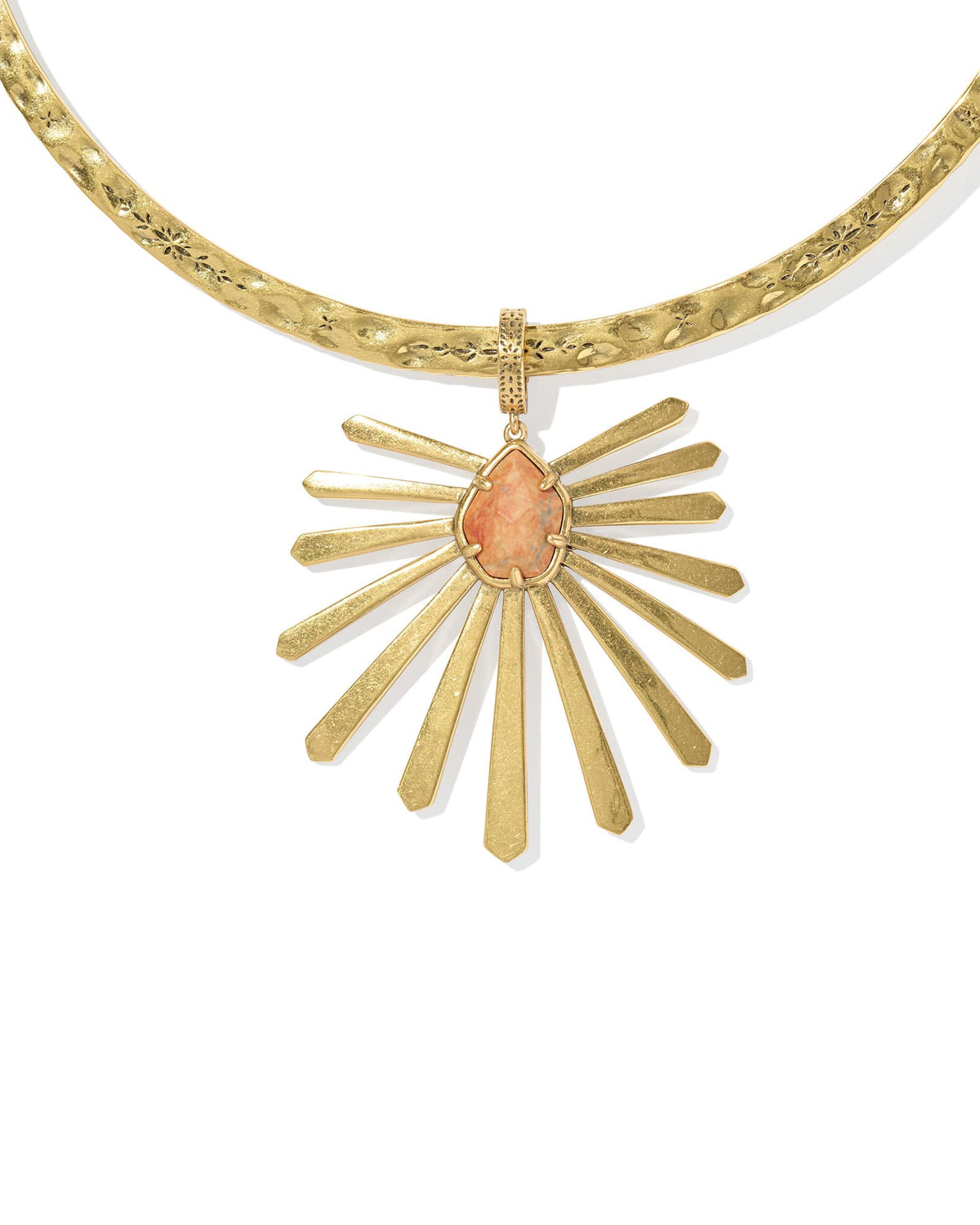 Starla Vintage Gold Collar Necklace