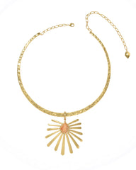 Starla Vintage Gold Collar Necklace
