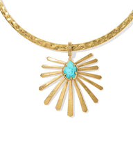 Starla Vintage Gold Collar Necklace