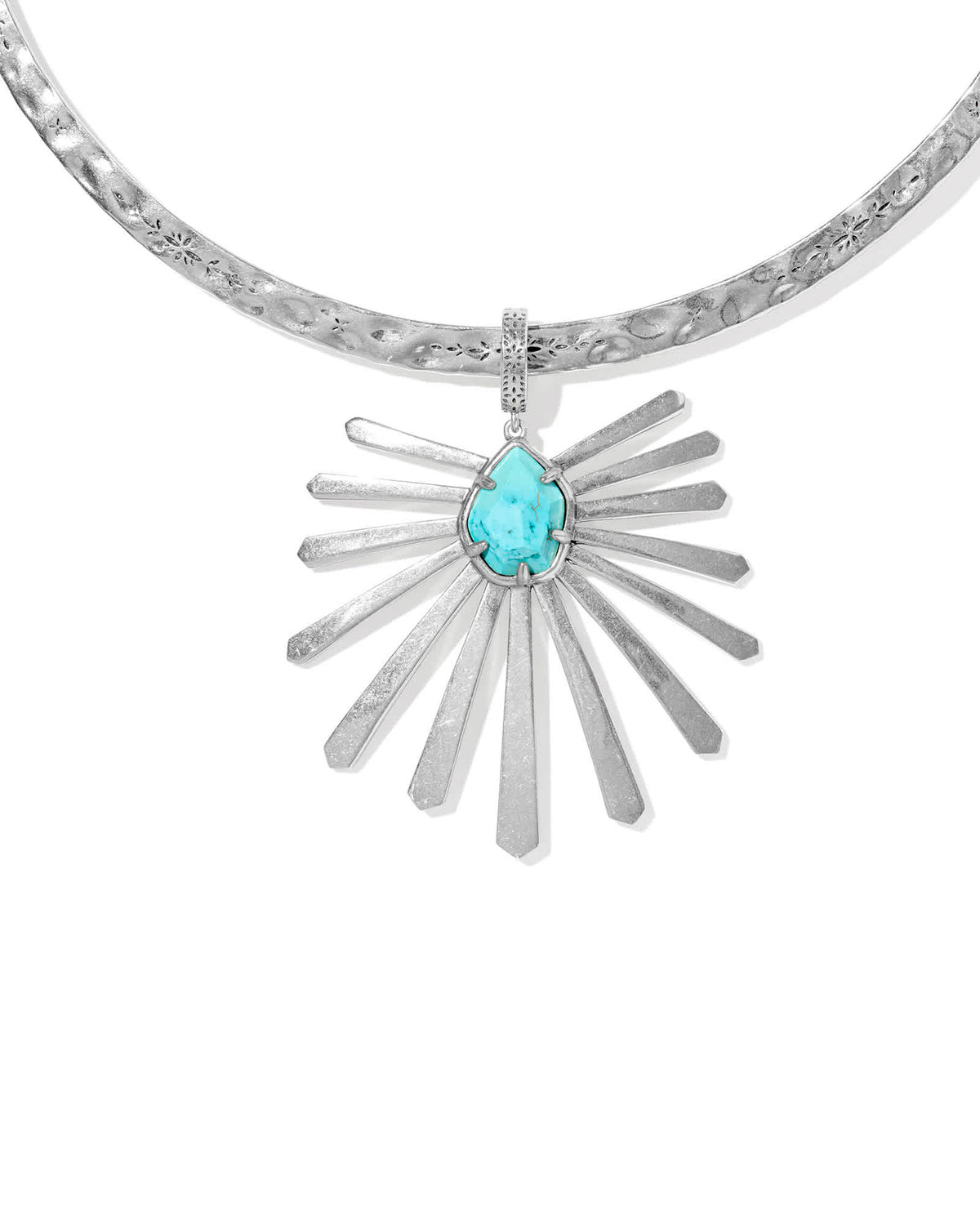 Starla Vintage Silver Collar Necklace