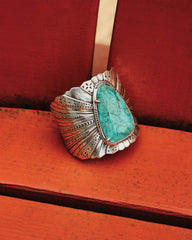 Starla Vintage Silver Cuff Bracelet