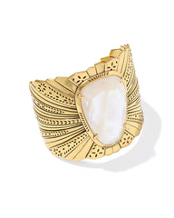 Starla Vintage Gold Cuff Bracelet