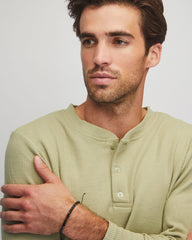 Grey Oxidized Sterling Silver Corded Bracelet in Black Banded Agate