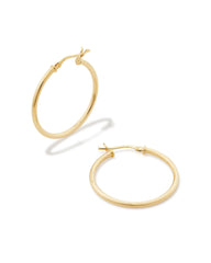 Giana 30mm Hoop Earrings in 14k Yellow Gold