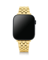 Alex 5 Link Watch Band in Gold Mix Stainless Steel