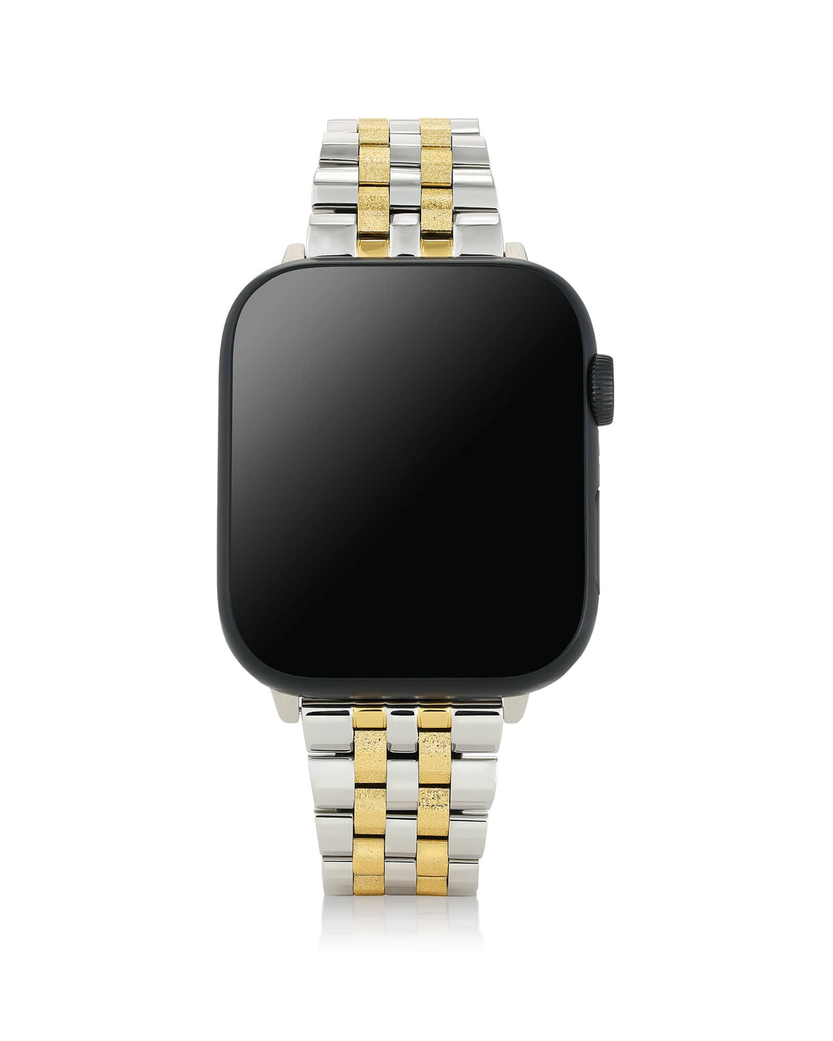 Alex Two Tone Stainless Steel 5 Link Watch Band in Sparkle