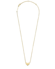 Ari Heart Pendant Necklace in 18k Gold Vermeil