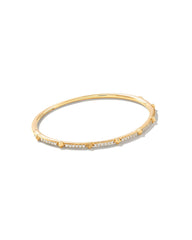 0.5 ct Astrid 14k Yellow Gold Bangle Bracelet in White Diamond