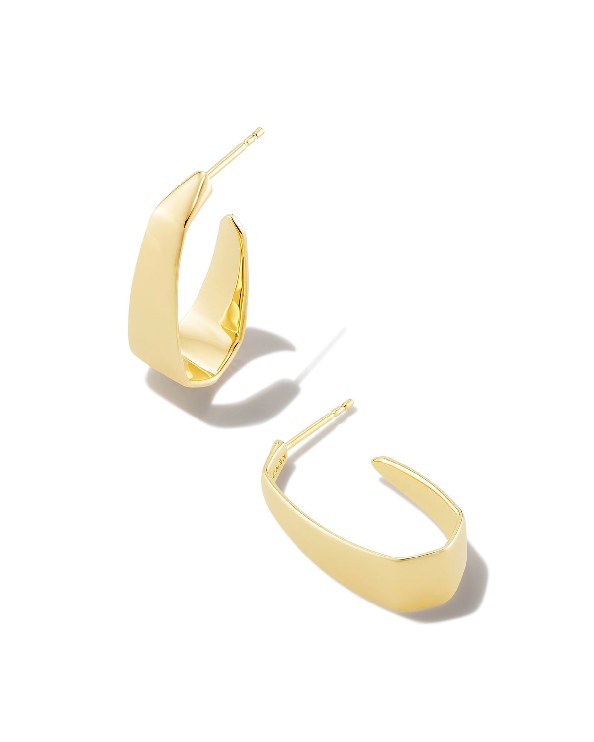 Cadence Hoop Earrings in 18k Gold Vermeil