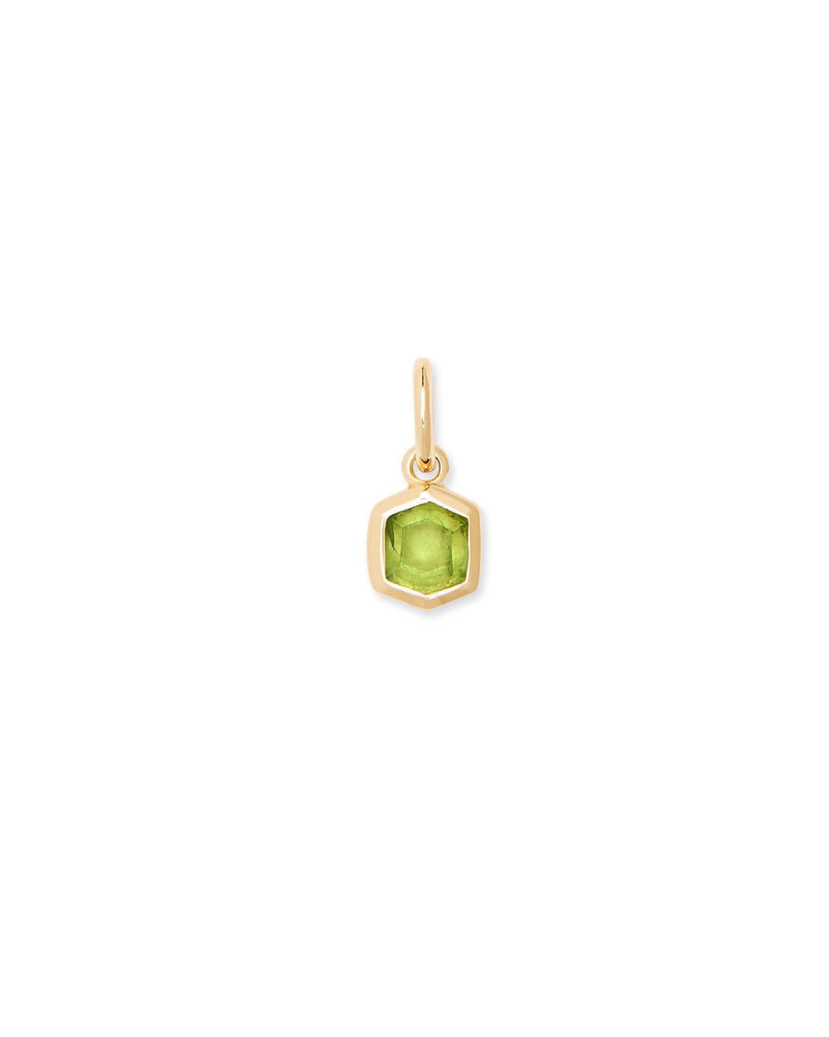 Davie 18k Gold Vermeil Charm in Peridot