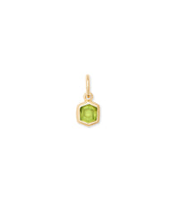 Davie 18k Gold Vermeil Charm in Peridot