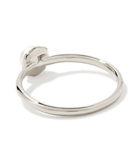 Davie Pearl Sterling Silver Band Ring in Freshwater Cultured Pearl