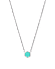 Davie Sterling Silver Pendant Necklace in Chrysoprase