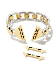 Davis Watch Band in Two Tone Stainless Steel