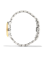 Dira Two Tone Stainless Steel 28mm Watch in Ivory Mother-of-Pearl