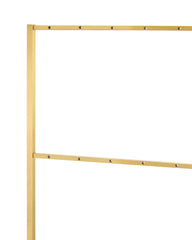 Earring Ladder Jewelry Stand in Antique Brass