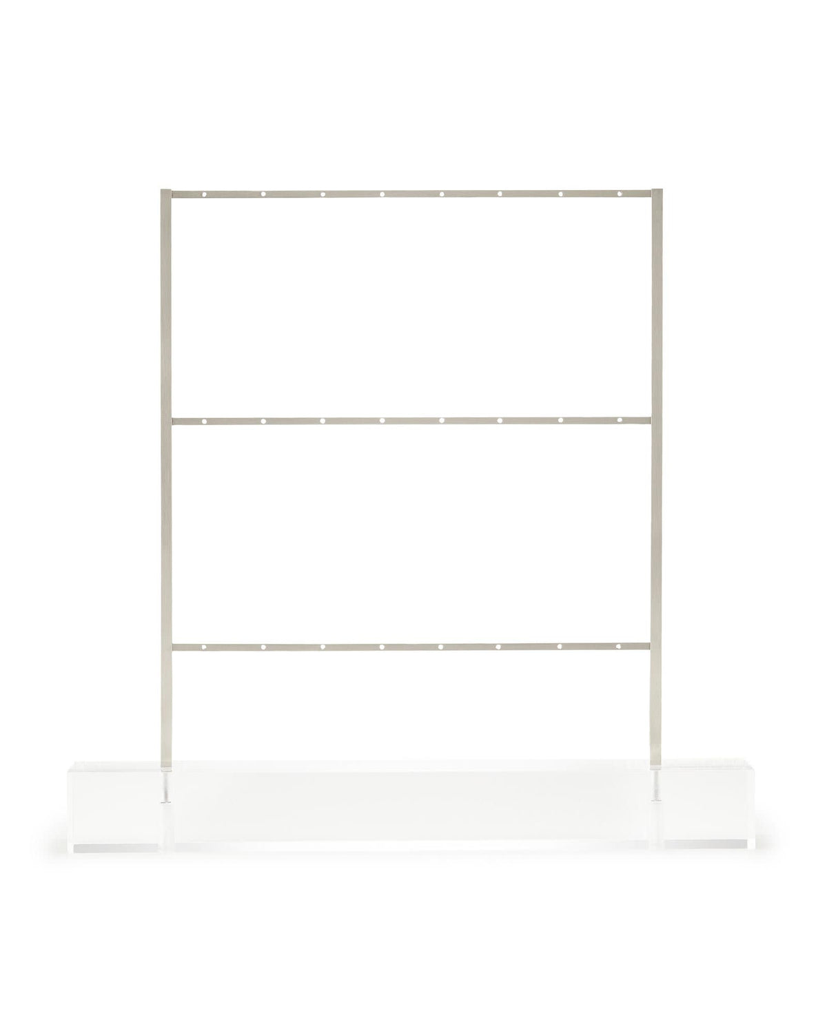 Earring Ladder Jewelry Stand in Antique Silver