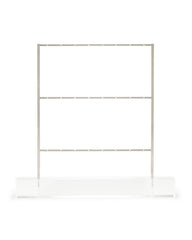 Earring Ladder Jewelry Stand in Antique Silver
