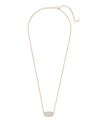 0.39 ct Elisa Pendant Necklace in Pave Diamond and 14k Yellow Gold