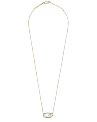 Elisa 18k Gold Vermeil Pendant Necklace in Ivory Mother-of-Pearl