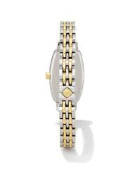 Elle Two Tone Stainless Steel Watch in Ivory Mother-of-Pearl