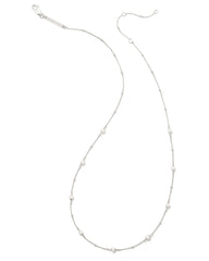 Emmaline Sterling Silver Strand Necklace in Freshwater Cultured Pearl