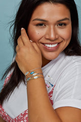 Everlyne Pink Cord Friendship Bracelet in Rose Quartz