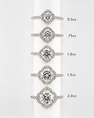 0.5 ct Signature Engagement Ring in 14k Yellow Gold