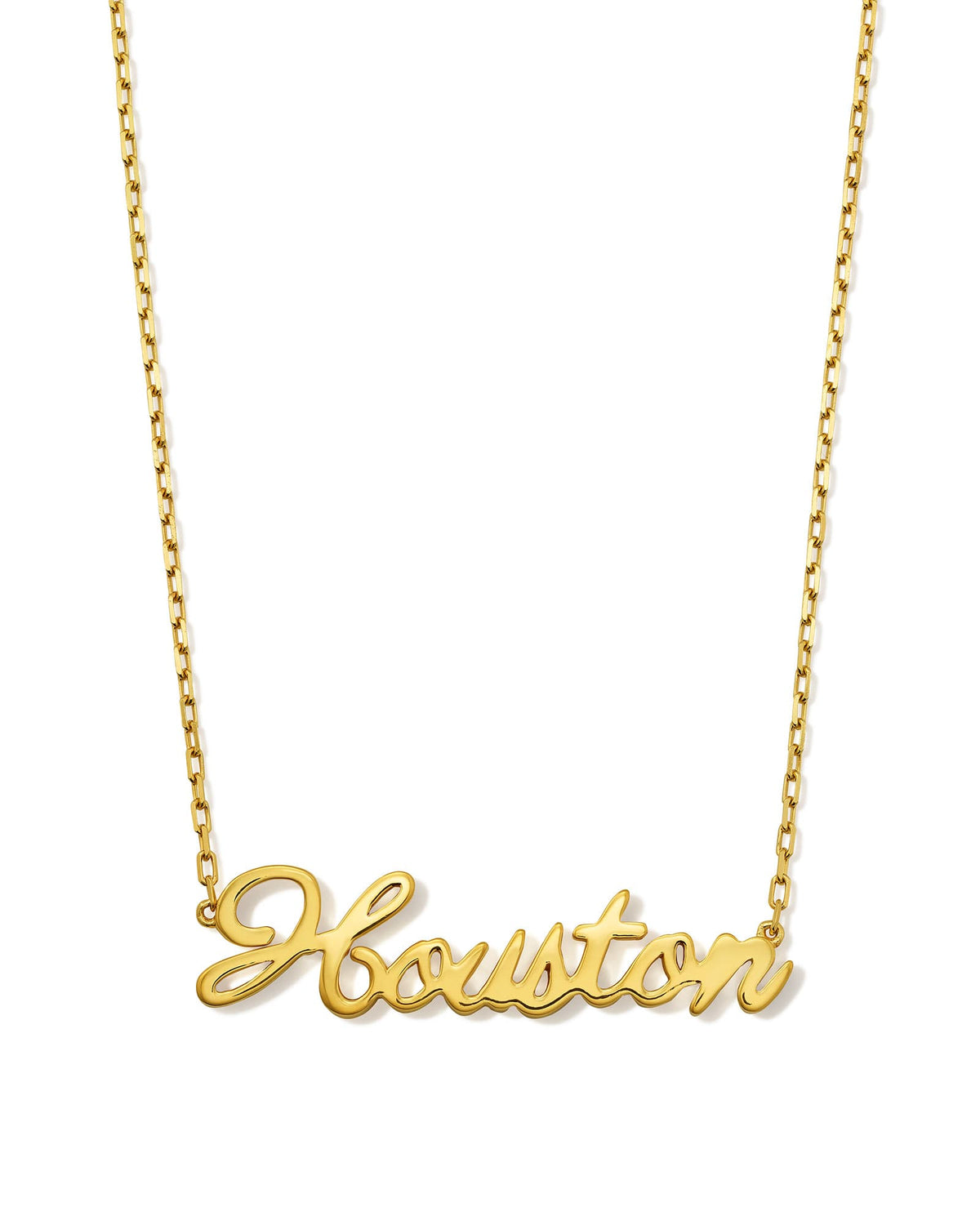 Houston Pendant Necklace in 18k Gold Vermeil