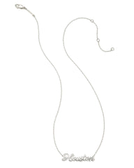 Houston Pendant Necklace in Sterling Silver