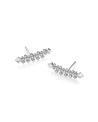 0.19 ct Indie 14k White Gold Earrings in White Diamond