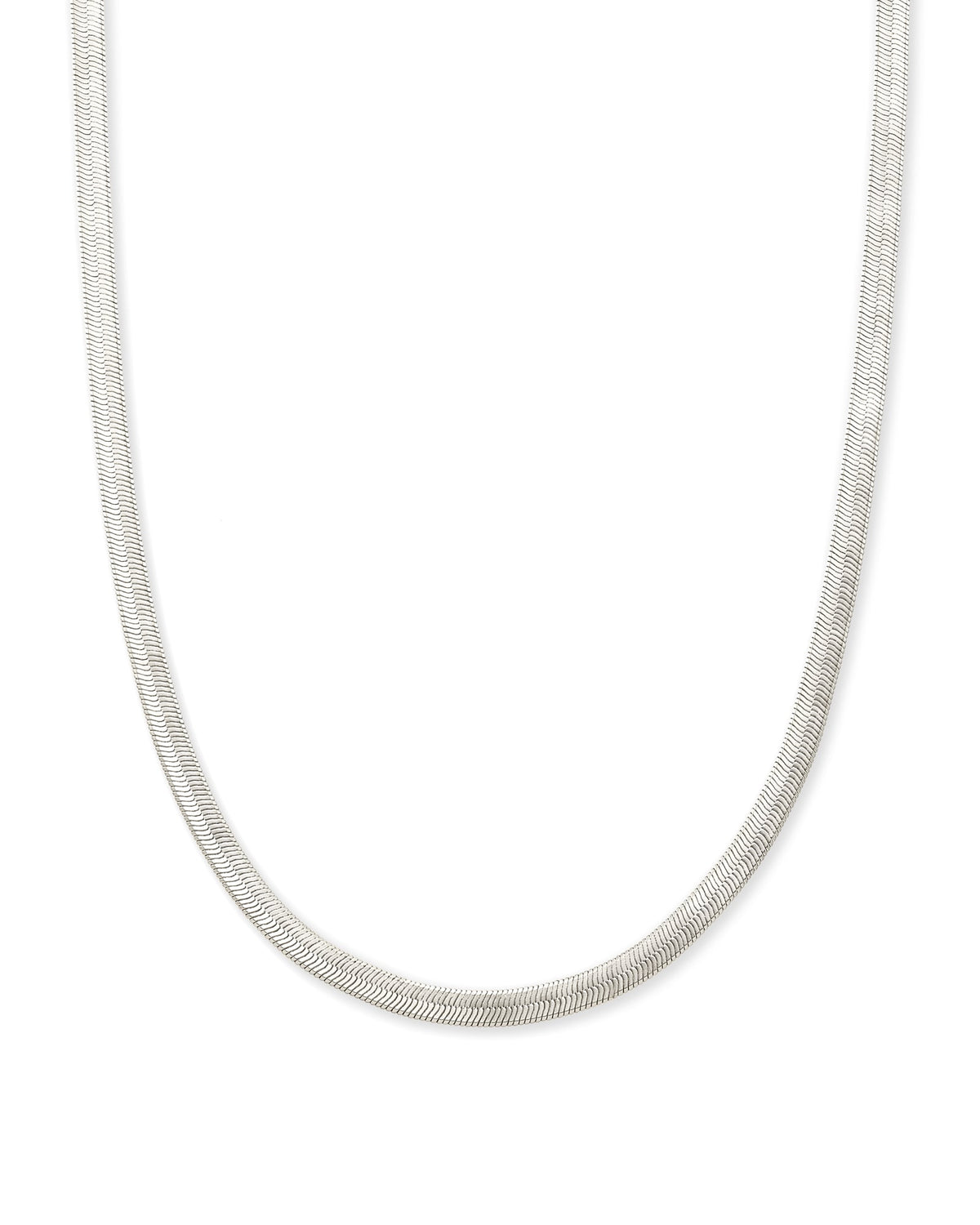 Kassie Chain Necklace in Silver
