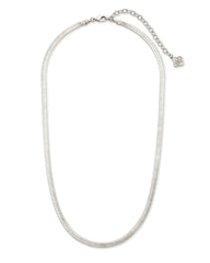 Kassie Chain Necklace in Silver
