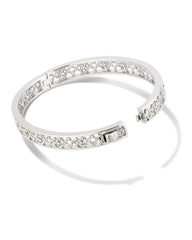 Kelly Bangle Bracelet in Silver