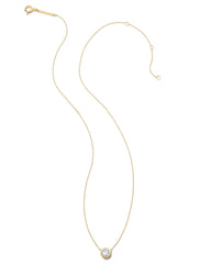 0.5 ct Lab Grown White Diamond Audrey Pendant Necklace in 14k Yellow Gold