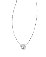 0.5 ct Lab Grown White Diamond Audrey Pendant Necklace in 14k White Gold