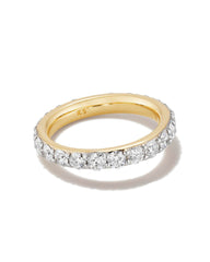 2 ct Lab Grown White Diamond Marilyn Band Ring in 14k Yellow Gold