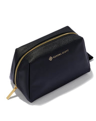 Large Cosmetic Zip Case in Black